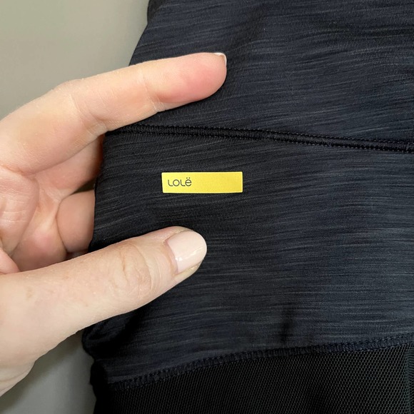 Lole Ace Skort Black‎ Grey Size Medium Tennis Running Golf Gym Skirt Shorts - Picture 4 of 12